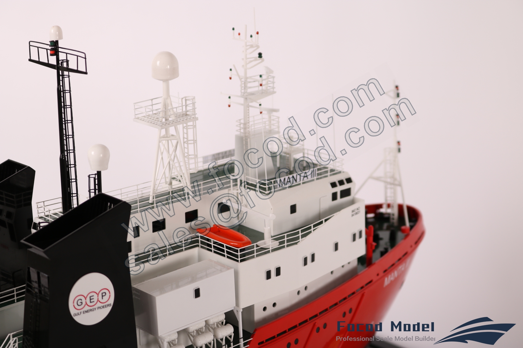 custom made model of 82米海上补给船